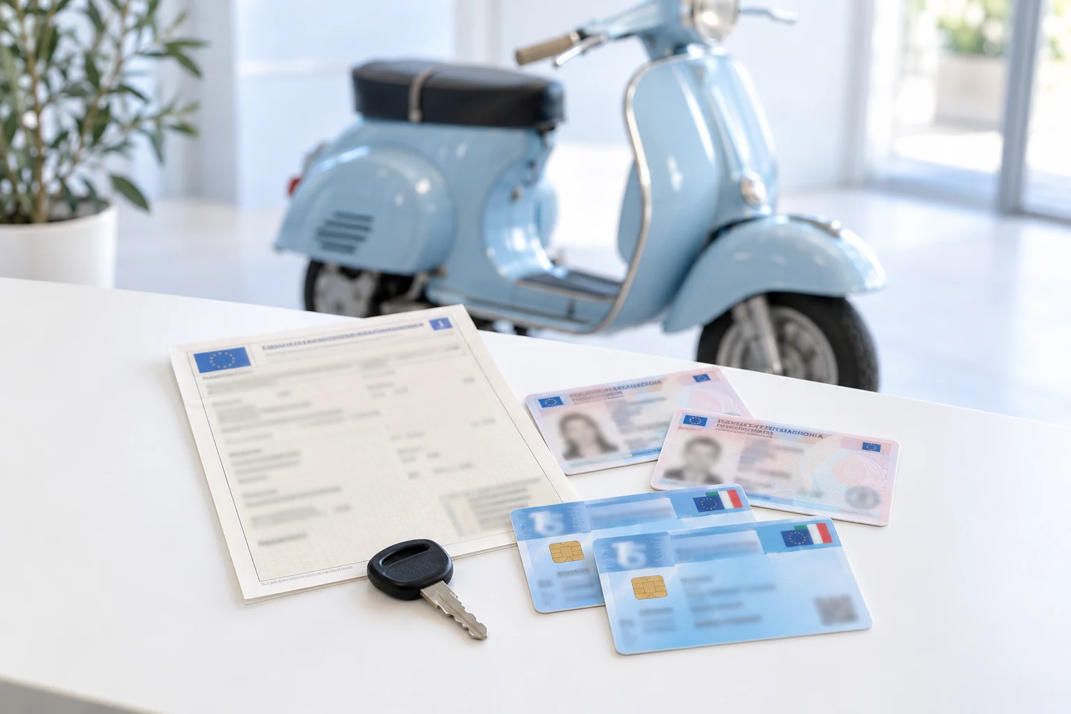 Documenti necessari per il passaggio di proprietà di uno scooter 50
