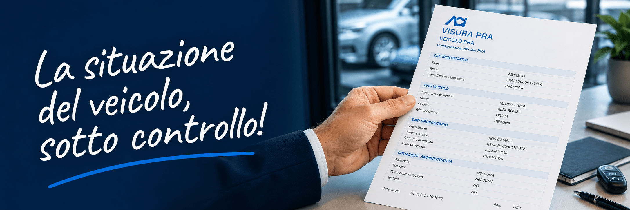 Servizio visure PRA Agenzia Nocera ad Angri